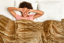 Weighted Sherpa Blanket in Taupe