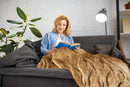 Weighted Sherpa Blanket in Taupe