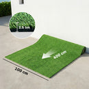 Outsunny 2pcs Artificial Grass Turf With Self-draining 1m X 4m Green
