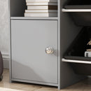 AIYAPLAY Toy Storage Unit with 8 Removable Bins, Storage Shelves, Cabinet