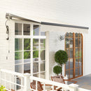 Outsunny 3 x 2.5m Electric Retractable Awning w/ Aluminium Frame