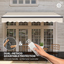 Outsunny 3 x 2.5m Electric Retractable Awning w/ Aluminium Frame