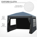Outsunny  Gazebo 3m x 3m - Black