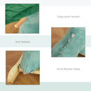 HOMCOM Children's  Rocking  Triceratops - Green