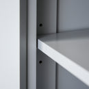 HOMCOM Freestanding Kitchen Storage Cabinet Drawers Cupboards Shelves Grey
