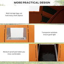 Outsunny 4-6 Persons Camping Tent Dome Family Travel Group Hiking Room Fishing