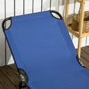 Outsunny Folding Sun Loungers Set of 2 with Adjustable Backrest