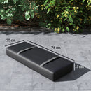 Outsunny Parasol Weights Set of 4, Parasol Base Weights Bags, Black