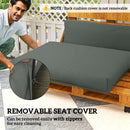 Outsunny 2 Seat Pallet Cushions 20cm Thick Outdoor Seat Pads