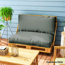 Outsunny 2 Seat Pallet Cushions 20cm Thick Outdoor Seat Pads