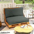 Outsunny 2 Seat Pallet Cushions 20cm Thick Outdoor Seat Pads