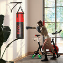 SPORTNOW Unfilled Punch Bag with Boxing Gloves and Wall Mounted Bracket