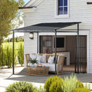 Outsunny 2.4 x 2.4 m Wall Mounted Pergola Gazebo, UPF30+