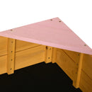 Outsunny Children's Wooden Sand Pit