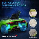 AIYAPLAY Orange McLaren 765LT Licensed 12V Kids Ride On Car W/ MP3 Music