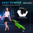 AIYAPLAY Orange McLaren 765LT Licensed 12V Kids Ride On Car W/ MP3 Music