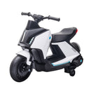 HOMCOM Kids Electric Ride On Motorcycle Bike 6v - White