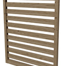 Outsunny Wall Mounted Plant Stands Set of 2 with Shelves and Slatted Trellis