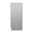 Yarmouth 4 Drawer Chest in Uniform Grey & Dusk Grey - Ready Assembled