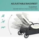 Outsunny Rattan Sun Lounger -  Black