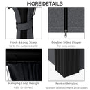 Outsunny 3 x 3.7m Aluminium Hardtop Gazebo Canopy 2 Tier Roof