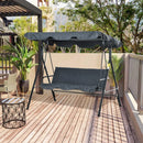 Outsunny Swing Chair 3-Seater -Dark Grey