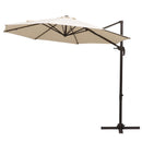 Outsunny Cantilever Parasol 3m - Beige