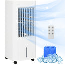 Portable Air Cooler with Humidifier, Remote, Timer, Oscillation, Ice Packs