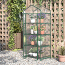 Outsunny Mini Greenhouse with 4 Tiers 160H x 70L x 50Wcm