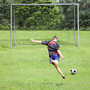 SPORTNOW 10ft x 6.5ft Football Goal, Simple Set Up Football Training Net