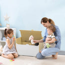HOMCOM Kids Storage Bench - White