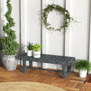 Outsunny 1.1M Outdoor Garden Bench Patio Loveseat Fir Wood 2 Person