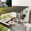 Outsunny 4x3(m) Full Cassette Electric Awning, Aluminium Frame