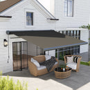 Outsunny 4x3(m) Full Cassette Electric Awning, Aluminium Frame