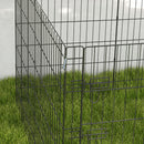 PawHut 8-Panel DIY Dog Pen with Door for Indoor/Outdoor Use, 91cm High