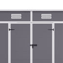 Livingandhome Outdoor Plastic Garden Storage Shed