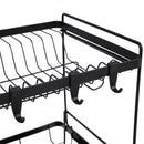 Livingandhome 2 Tier Dish Drying Rack With Drainboards