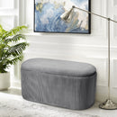 Livingandhome Modern Pleated Storage Stools