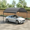 Garden Sanctuary Outdoor Metal Arched Pergola with Shade