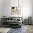 HOMCOM Chest Of Drawers With 7 Dresser Drawers For Home Bedroom, Dark Grey