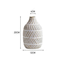 Lifeideas Artistic Distressed Ceramic Flower Vase