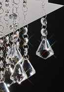 Acle Crystal Light with  1 Light  Chrome