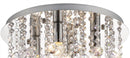 Acle Crystal  Ceiling Light with 4 Lights  Chrome
