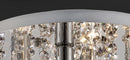 Acle Crystal  Ceiling  Light with 5 Lights   Chrome
