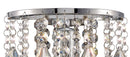 Acle Crystal Light with 1 Light Chrome