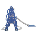 Livingandhome Kids Toddler Swing and Slide Set with Basketball Hoop