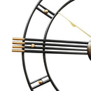 Lifeideas Oversized Decorative Cut Out Metal Wall Clock