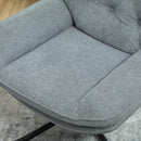 HOMCOM Accent Chair with Water-Repellent Chenille Fabric