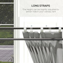 Outsunny 3x3(m) or 3x6m Pop Up Gazebo Side Panels with Windows, Grey