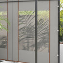 Outsunny 3x3(m) or 3x6m Pop Up Gazebo Side Panels with Windows, Grey